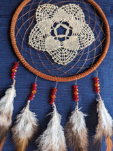 Load image into Gallery viewer, Vintage Doily Dream Catcher
