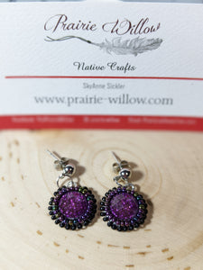 Small Cab Earrings - Glitter Version