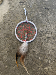 4 inch Leather Wrapped Dream Catcher
